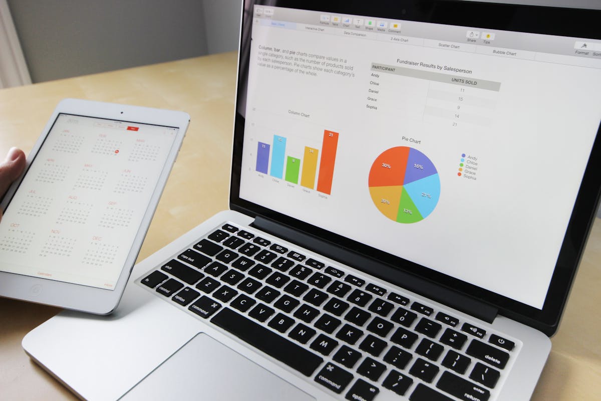 web development freelancer Business analytics dashboard showing website ROI metrics and performance data