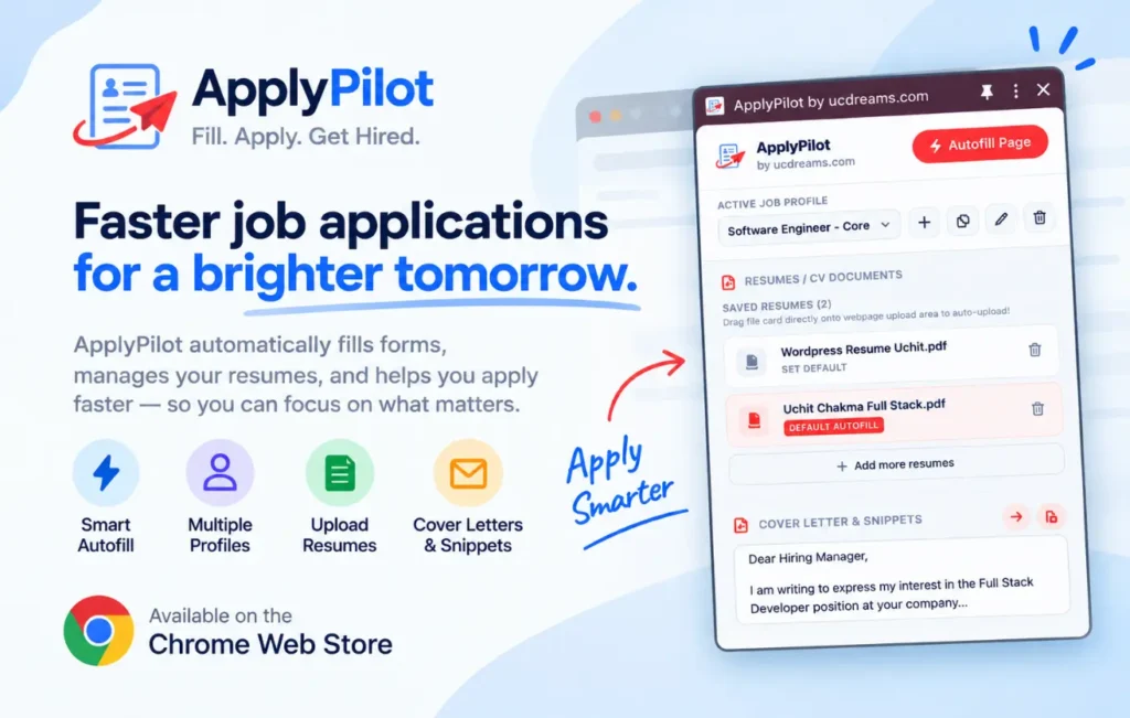 Apply Pilot Reusable Profiles and Autofill