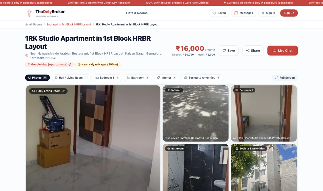 The Only Broker Physical Room Audit Details